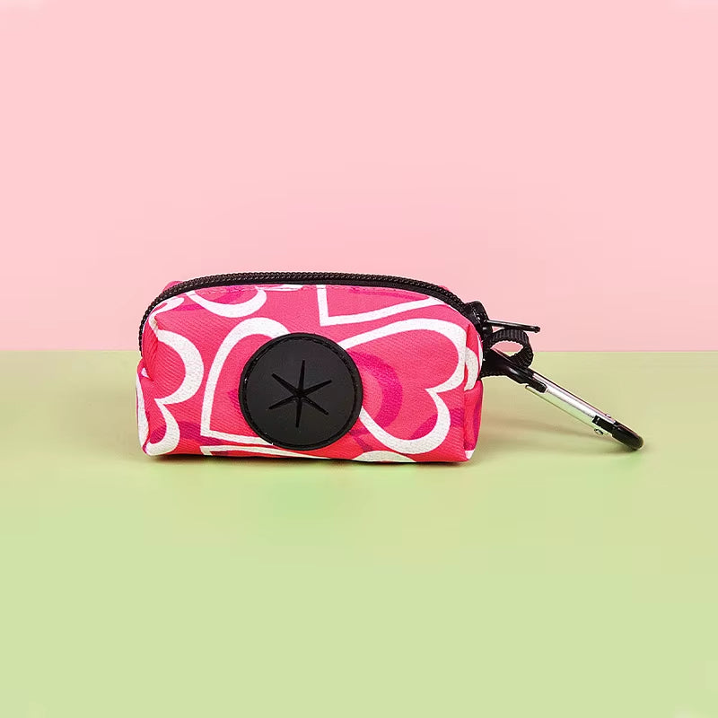 Cute Design Pet Poop Bag Holder Dispenser without Poop Bag and Leashes Can Attached with Any Dog Leashes for Valentine'S Day