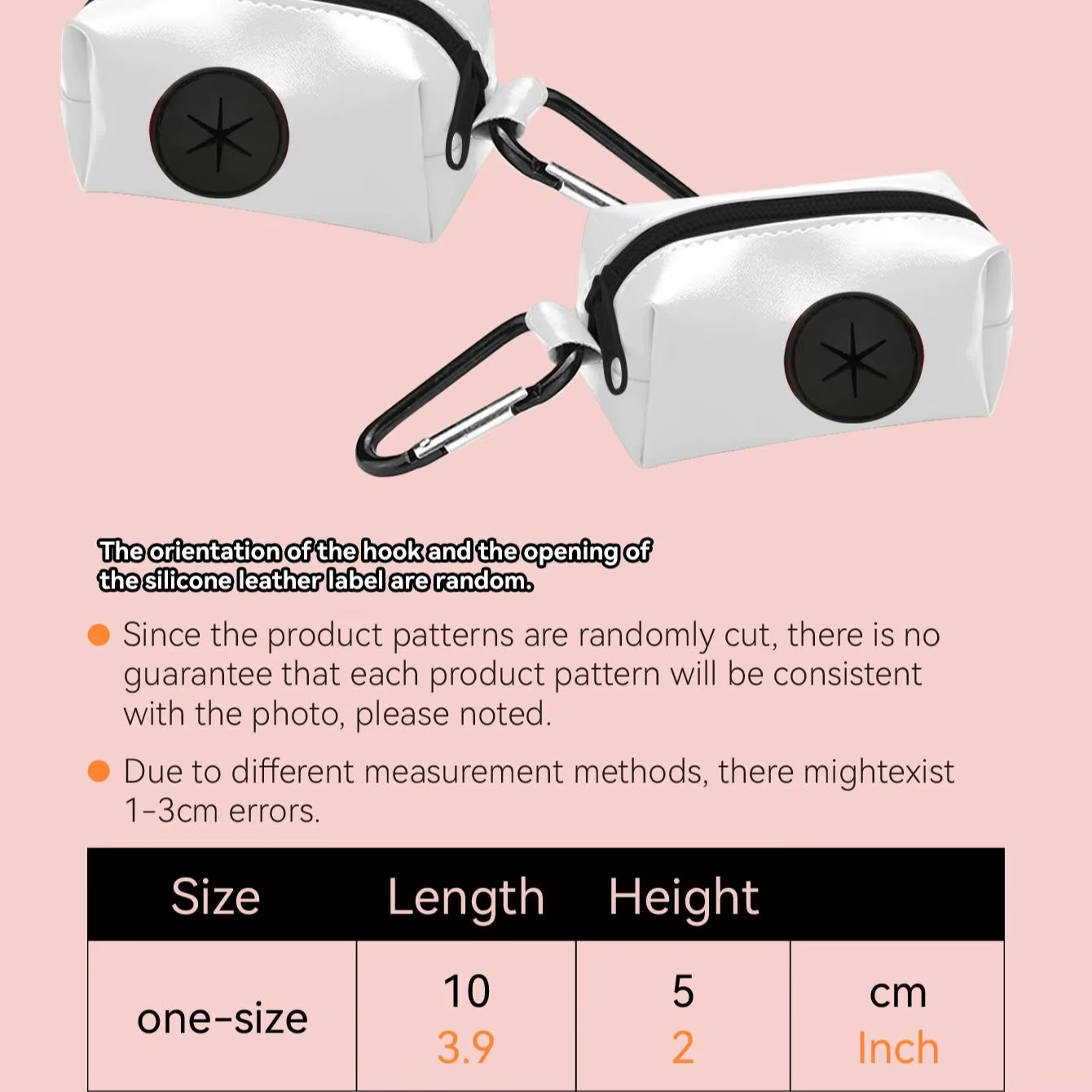 Cute Design Pet Poop Bag Holder Dispenser without Poop Bag and Leashes Can Attached with Any Dog Leashes for Valentine'S Day