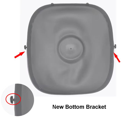 TONEPIE Automatic Cat Litter Box Accessories Bin Door Bottom Capsule Ventilation Screen Filter Mesh for Pet Toilet Replacement