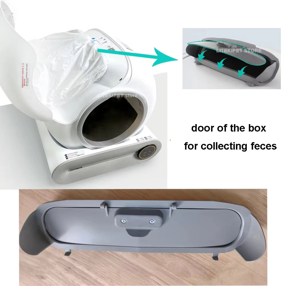 TONEPIE Automatic Cat Litter Box Accessories Bin Door Bottom Capsule Ventilation Screen Filter Mesh for Pet Toilet Replacement